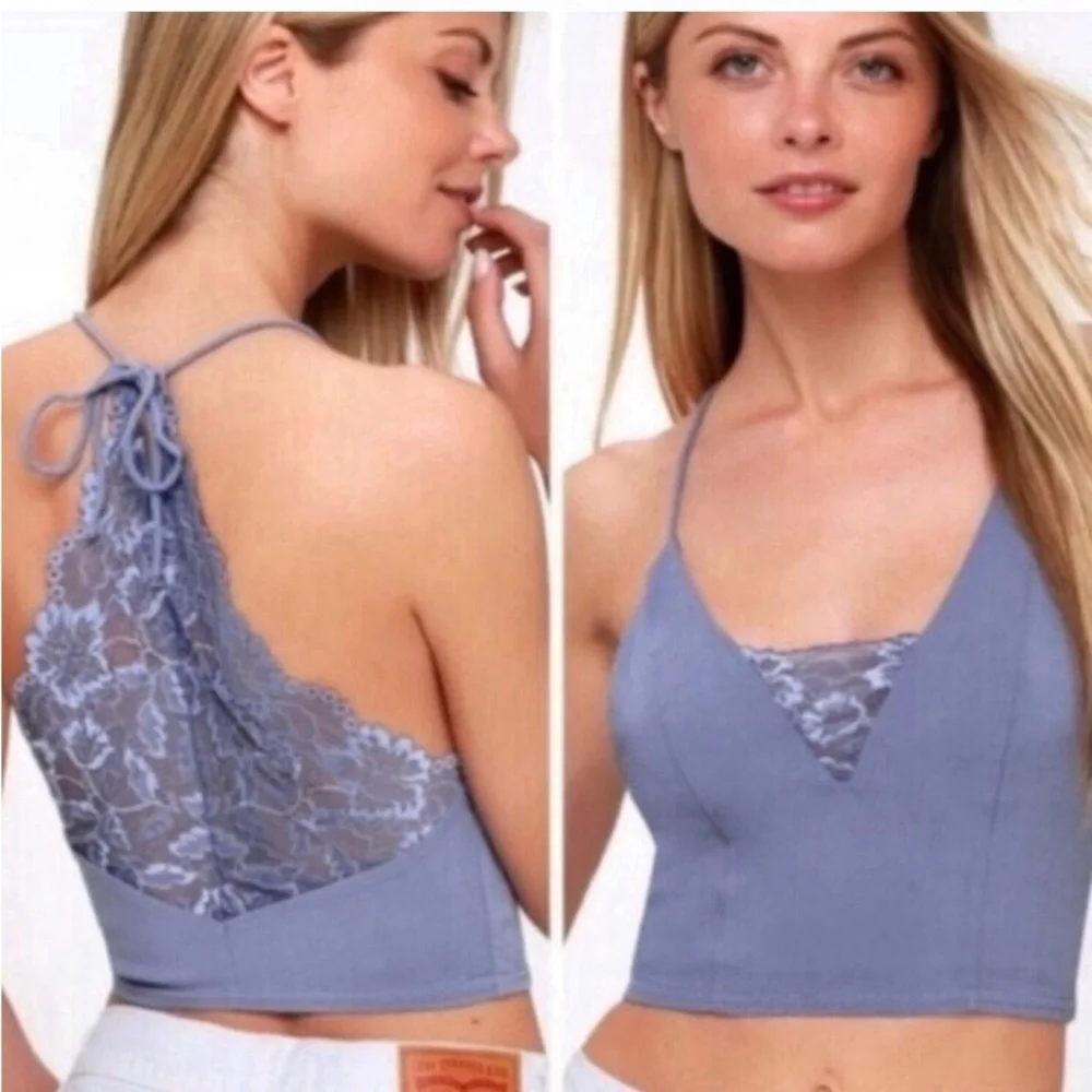 SALE free people lace halter top